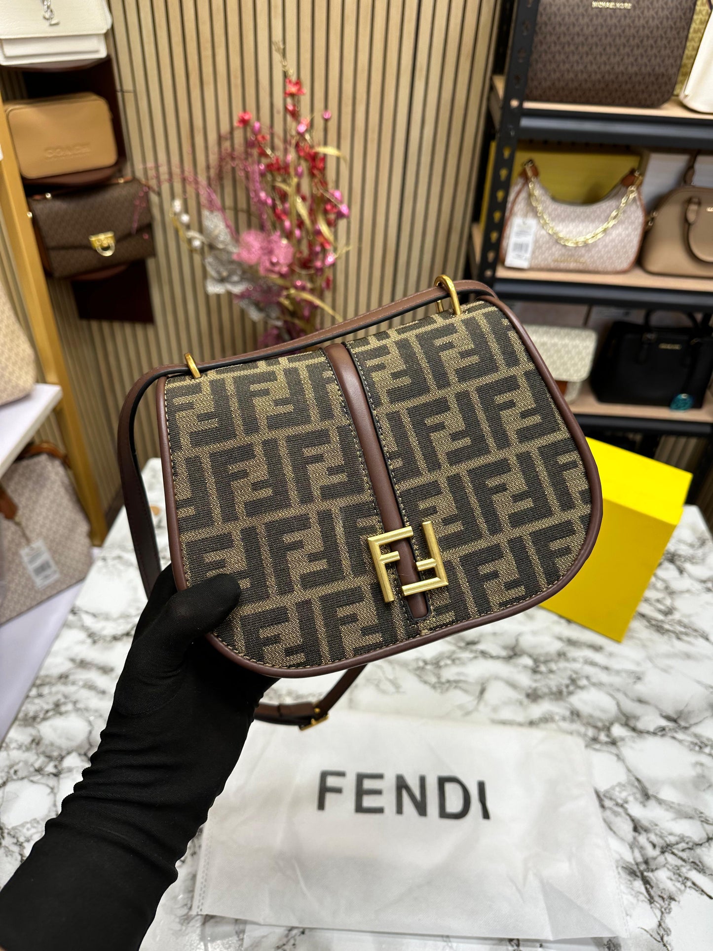 FEDI COMON FF LAQUE WOMAN HANDBAG