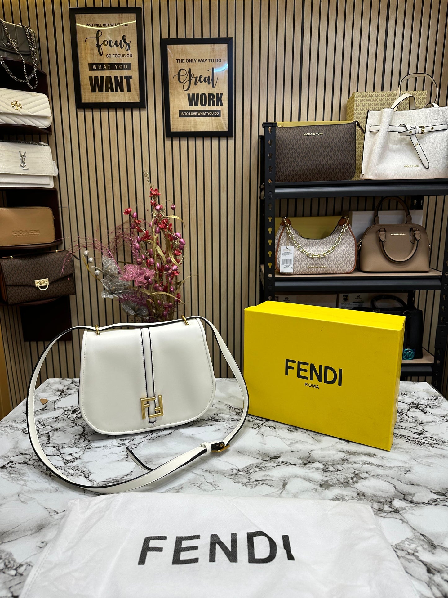 FEDI COMON FF LAQUE WOMAN HANDBAG