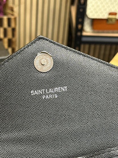 YSL SINT LAURENT COLLEGE BAG WITH OG DOUBLE BOX WOMEN HANDBAG