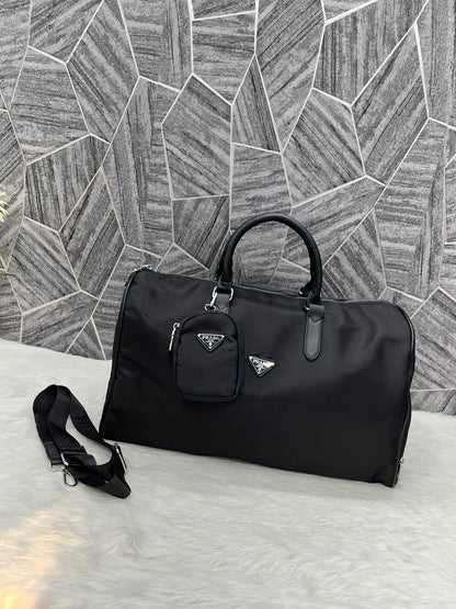 Prad Re Edition Duffle Bag Premium With Shoe Pocket  On Side