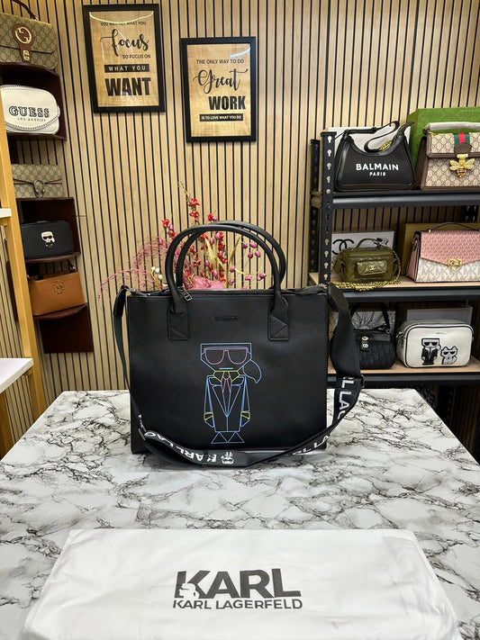 KAL LAGEELD LOGO PREMIUM TOTE Women BAG