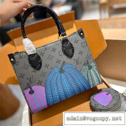 Luis Vuion LV On The Go Pochette With OG Double Box & Dust Bag - Coin Pouch (Grey Pumpkin - 624)