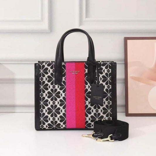 Kae Spde New York Flower Manhattan Tote Bag With Dust Bag (Pink - 853) Women Bag