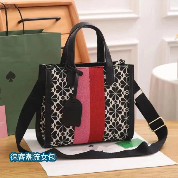 Kae Spde New York Flower Manhattan Tote Bag With Dust Bag (Pink - 853) Women Bag