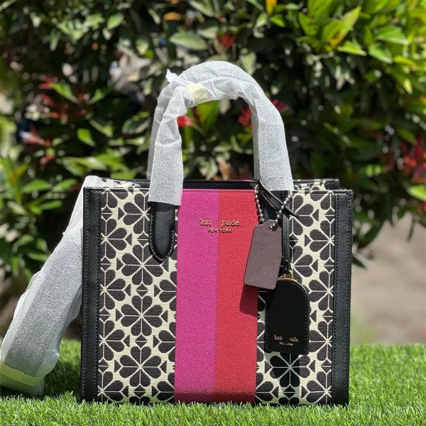 Kae Spde New York Flower Manhattan Tote Bag With Dust Bag (Pink - 853) Women Bag