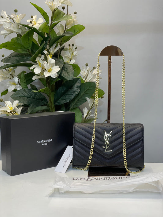 YSL SING CHAIN BAG WITH OG BOX Women Bag