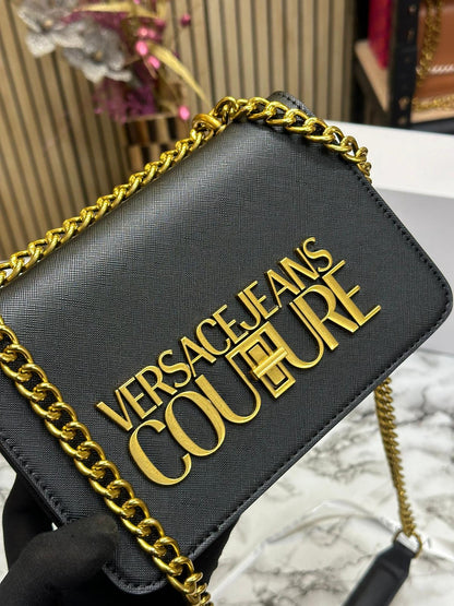 VERSCE JEANS COUTURE SAFFIANO LOCK CROSSBODY Women BAG