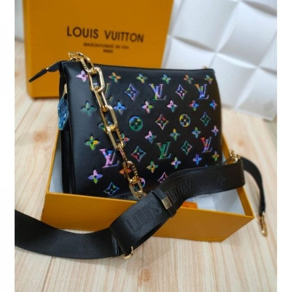 Lous Vuiton LV Coussin Premium Bag With OG Box & Dust Bag (Black Multi - 211) Women Bag