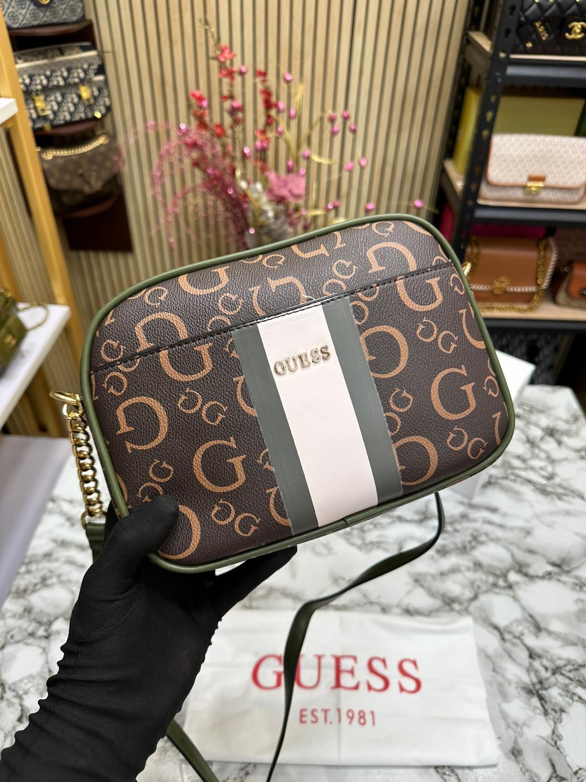 GUES MONOGRAM PRINT CROSSBODY BAG Women Bag