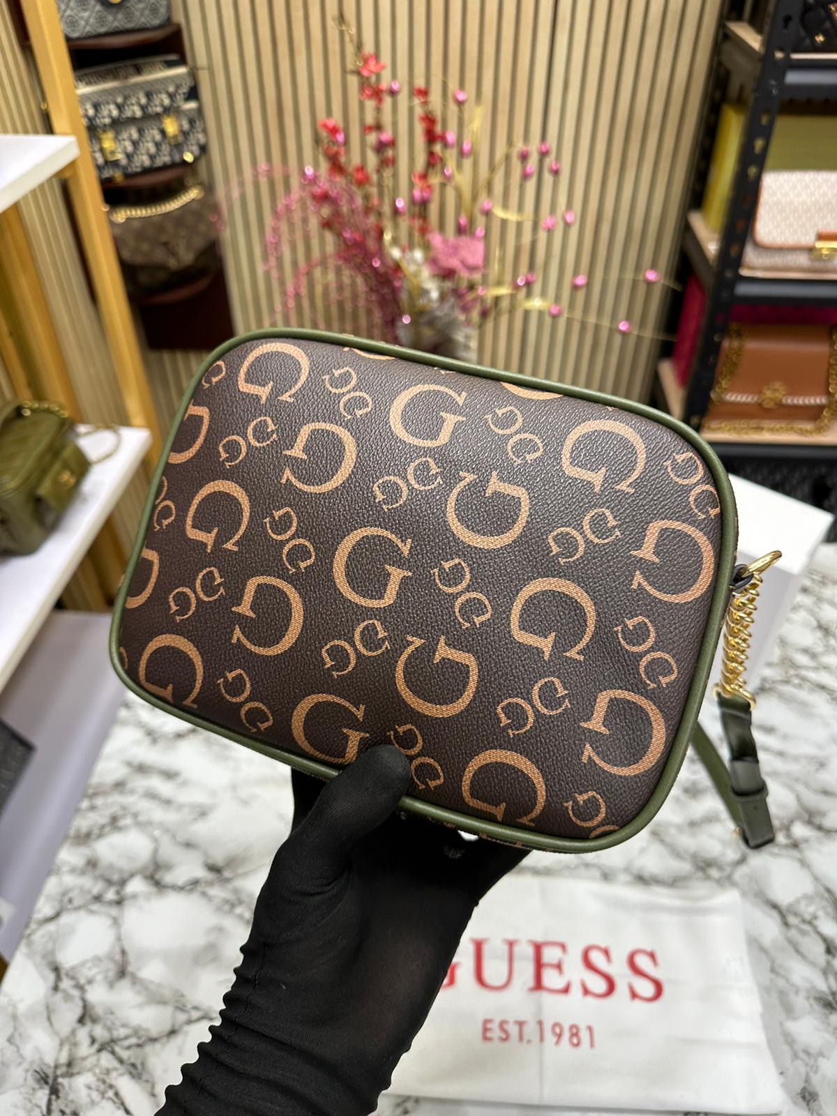 GUES MONOGRAM PRINT CROSSBODY BAG Women Bag