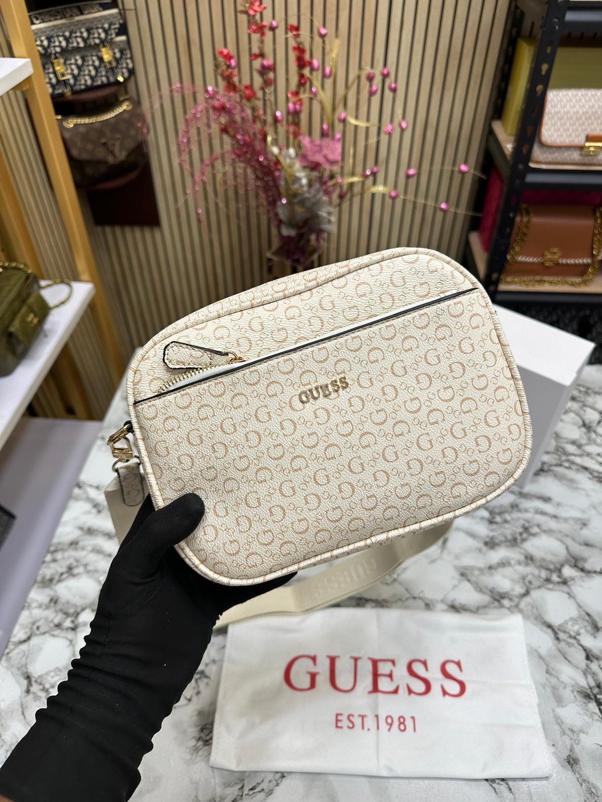 GUES MONOGRAM PRINT CROSSBODY BAG Women Bag