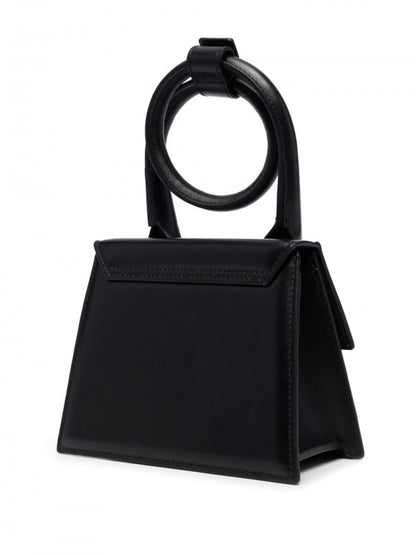 Jacqumus Le Chiquito Noeud Bag With OG Box Dust Bag & Extra Sling Belt (Black - 135)  Women BAG
