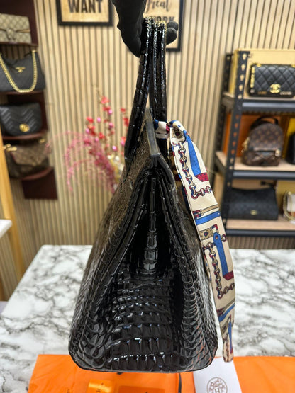 HERES BIRKIN SHINY CROCODILE TOTE Women BAG