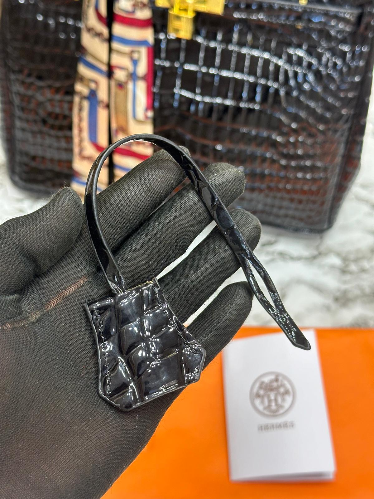 HERES BIRKIN SHINY CROCODILE TOTE Women BAG