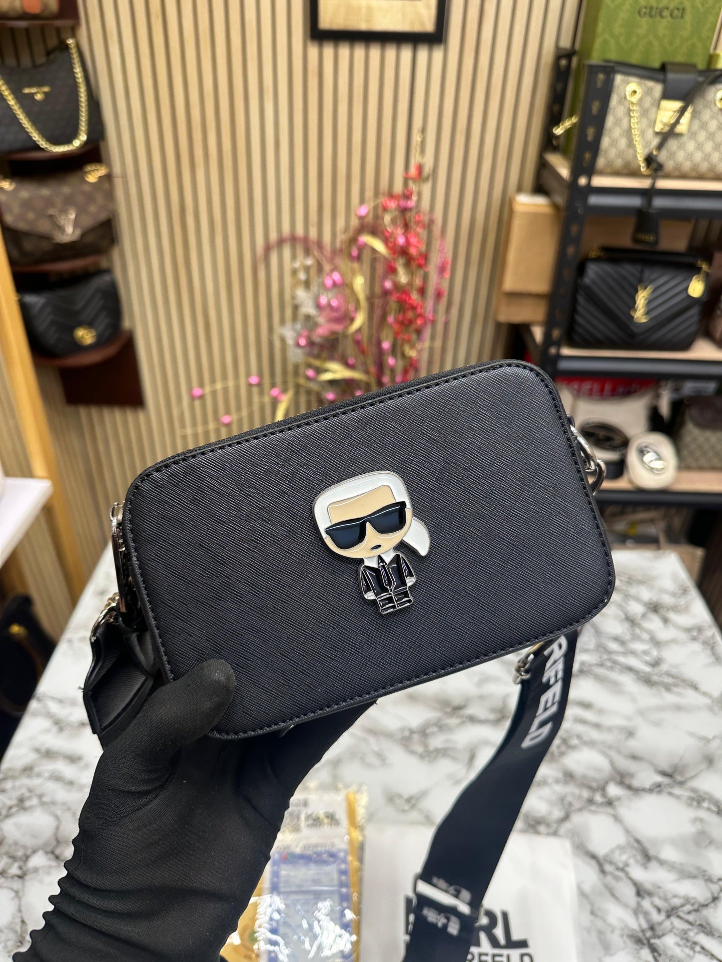 KAL LAGEFELD CAMERA SLING Women Bag