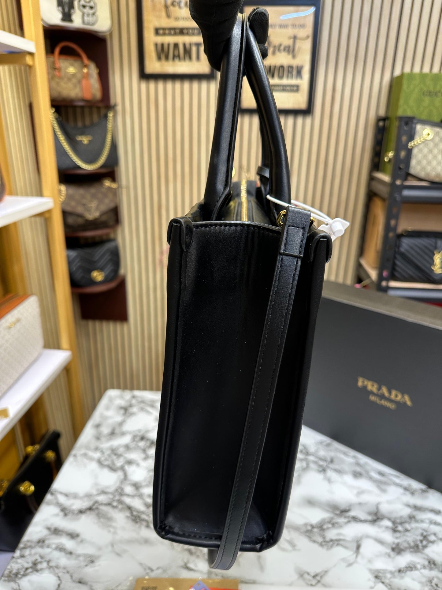 PRDA SYMBOLE TOTE PREMIUM WITH OG BOX Women Bag