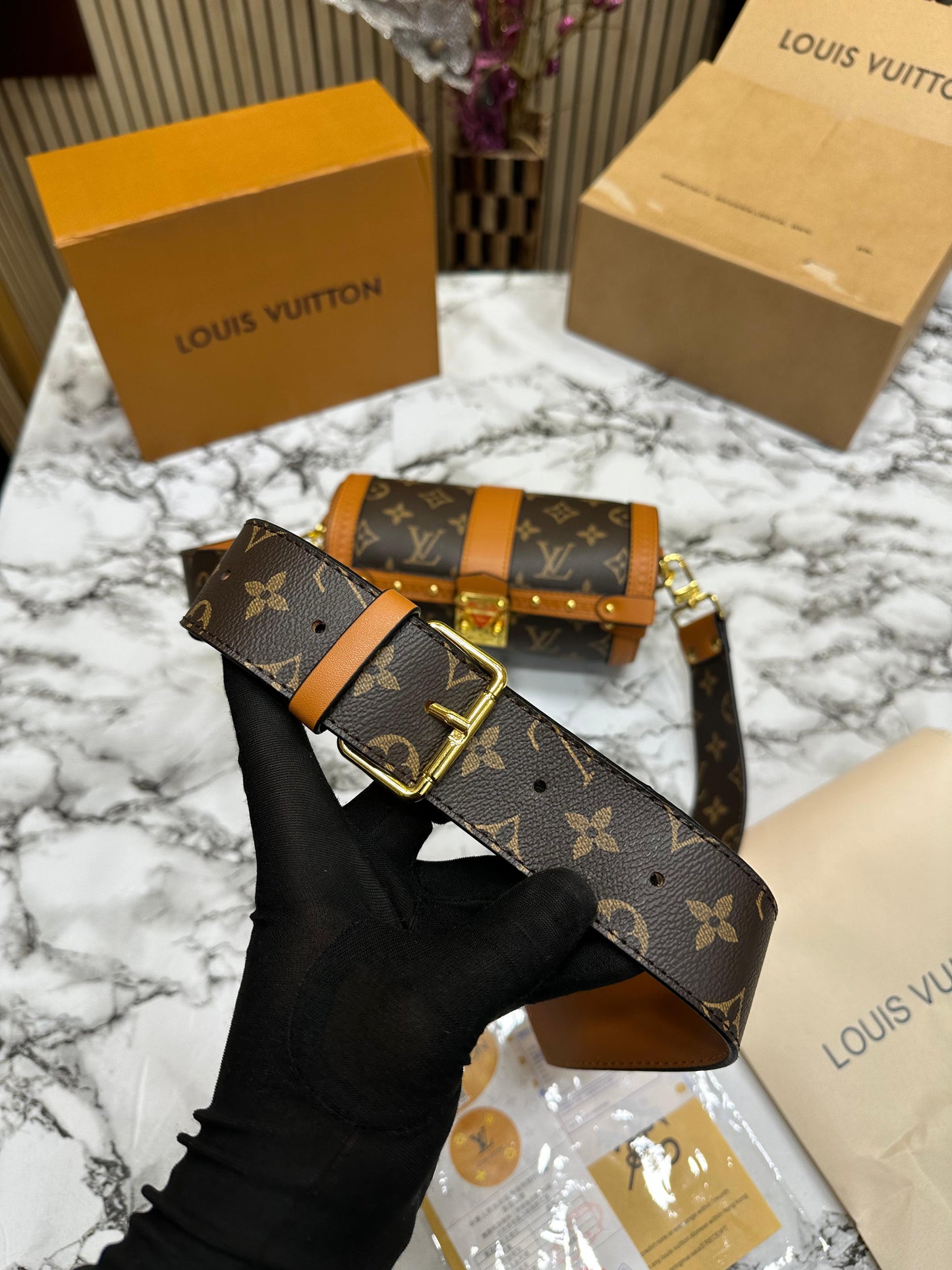 LOUS VUITON TRUNK WITH OG DOUBLE BOX  Women Bag