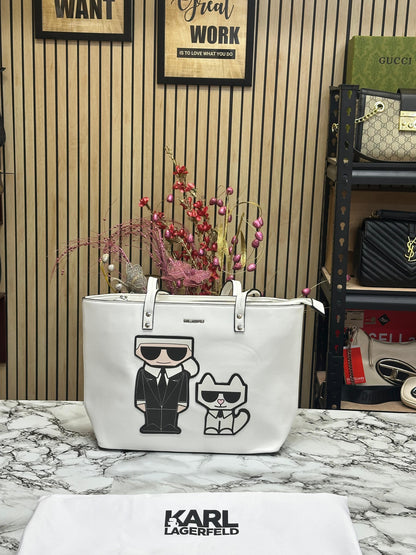 KAL LAGERFLD MAYBELLE ZIP TOTE Women Bag