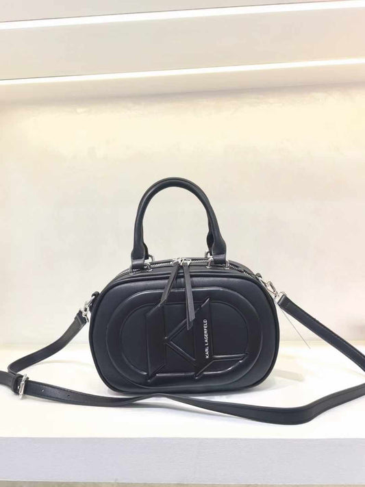 KAL LAGERELD TEXTURED DETAILED TOP HANDLE CROSSBODY Women Bag