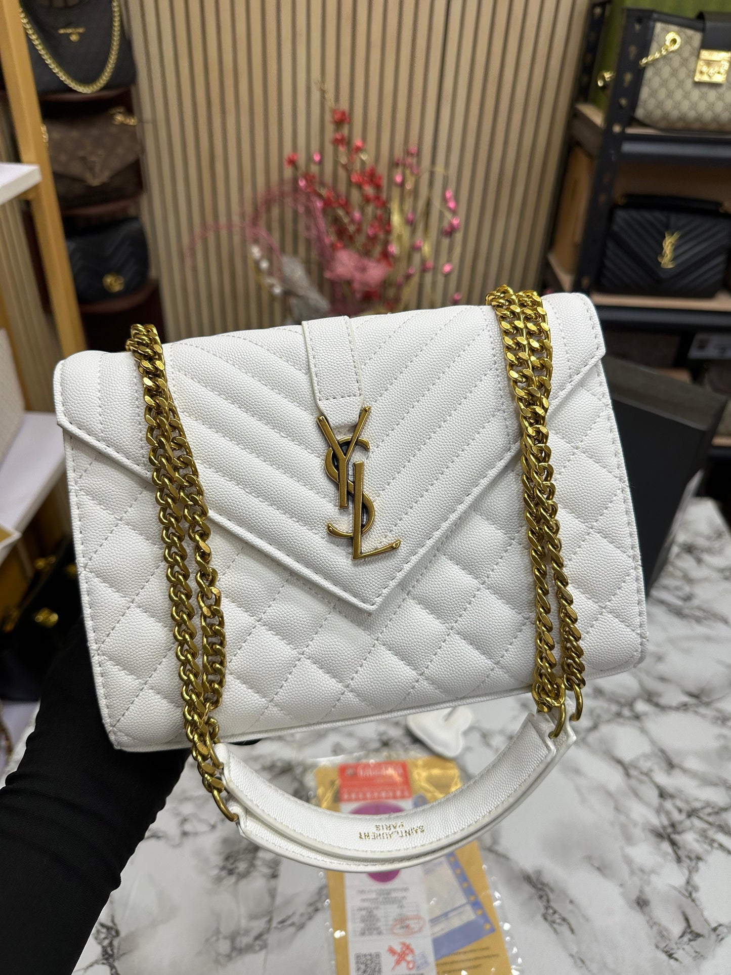 YL SANT LAURENT COMBO WITH OG BOX AND BILL Women Bag