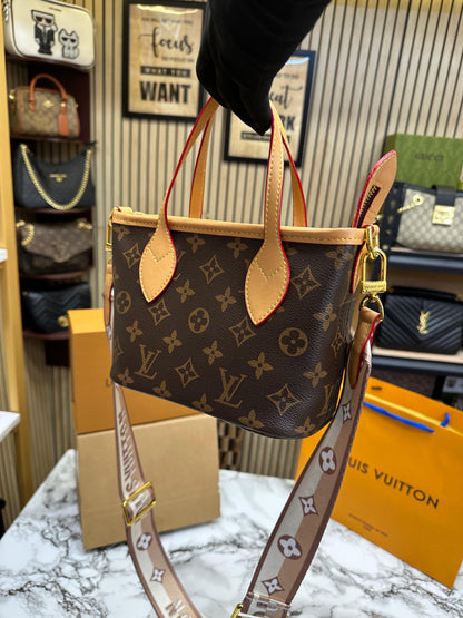 LOUS VUITON MINI NEVERFULL PREMIUM QUALITY WITH OG DOUBLE BOX AND CARRY Women Bag (Copy)