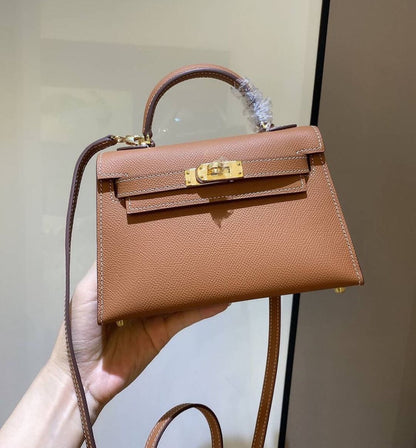 Herms Kely Mini Premium Leather Sling Women Bag