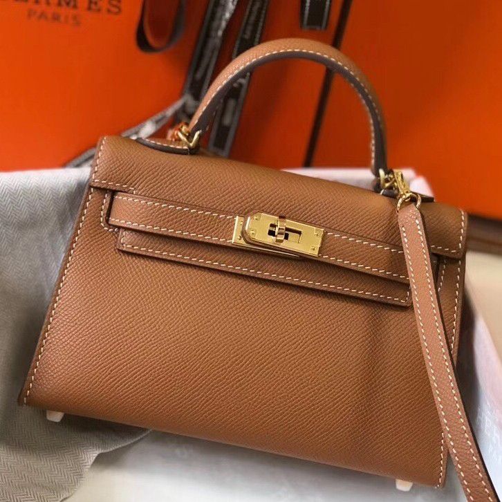 Herms Kely Mini Premium Leather Sling Women Bag