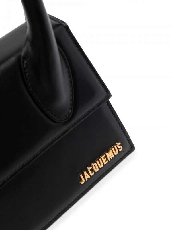 Jacquus Le Chiuito Noeud Bag With OG Box Dust Bag & Extra Sling Belt (Black - 135) Women BAG