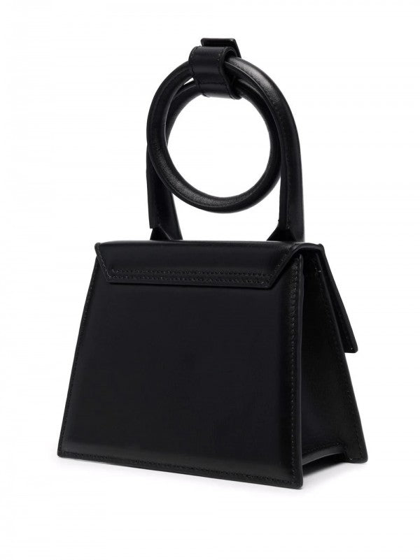 Jacquus Le Chiuito Noeud Bag With OG Box Dust Bag & Extra Sling Belt (Black - 135) Women BAG
