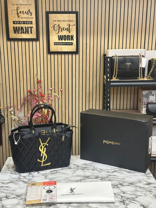 YL SAIT LAURENT YSL HOBO TOTE WITH OG BOX AND DUST Women Bag