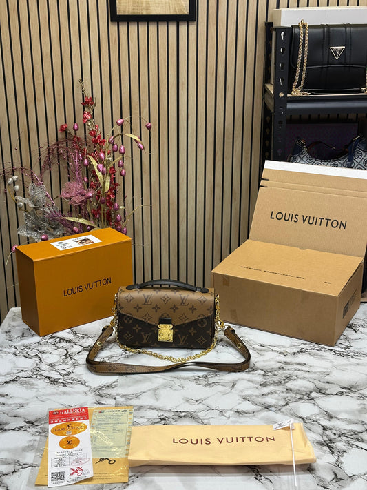 LOUS VUITON IMPORTED POCHETTE HANDBAG WITH OG DOUBLE BOX Women Bag