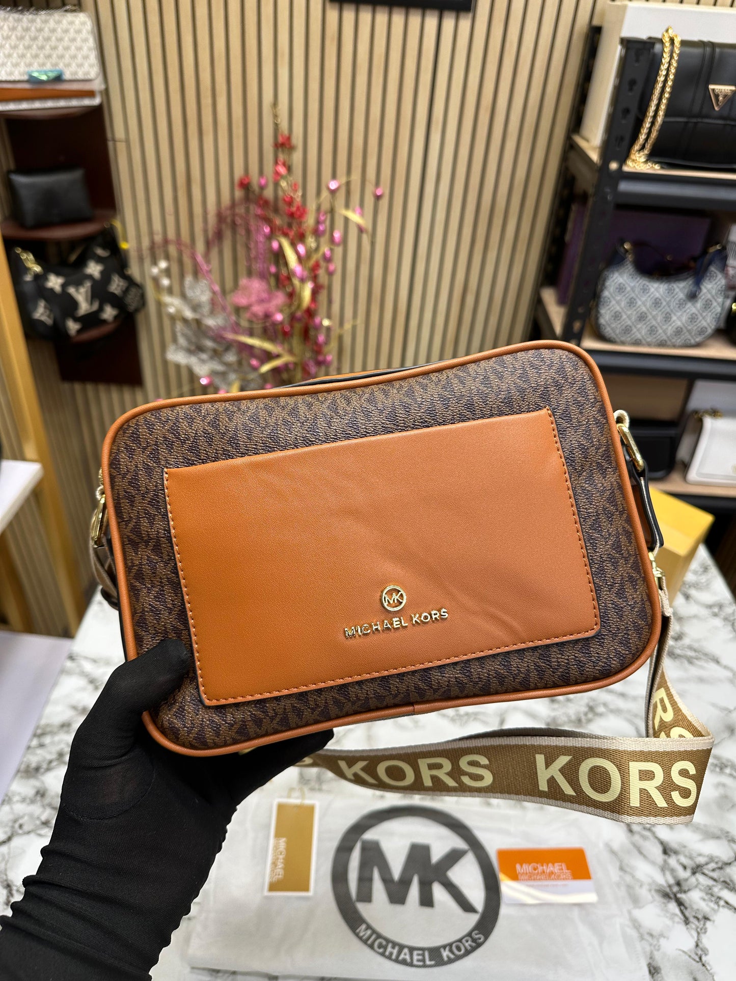 MICHEL KOS MAEVE PREMIUM SLING WITH OG BOX Women Bag