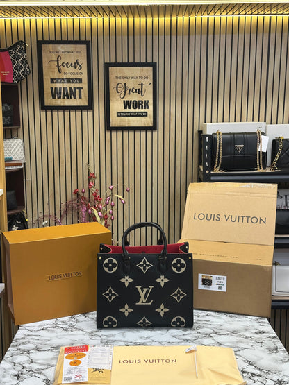 LOUS VUITON PREMIUM ONTHEGO WITH OG DOUBLE BOX Women Bag