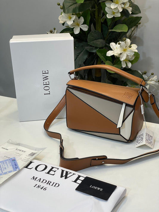 LOWE PUZZLE HANDBAG WITH OG BOX Women Bag