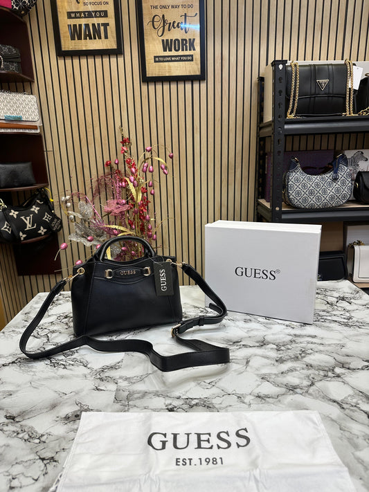 GUES QUATRO G LUXURY SATHCHEL HANDBAG WITH OG BOX AND DUST BAG Women Bag