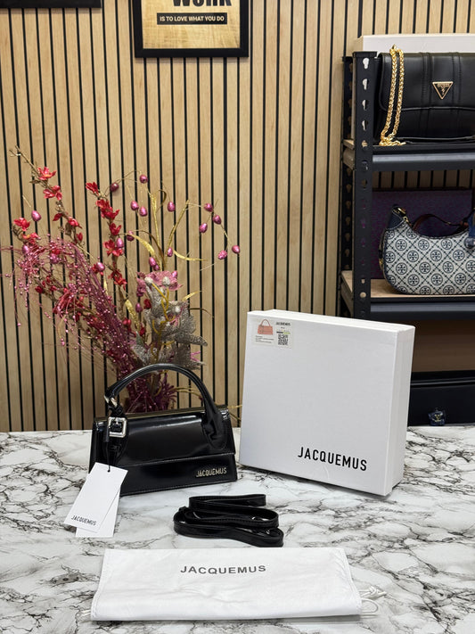 JACEMUS LE CHIITO LONG BOUCLE TOP HANDLE WITH OG BOX Women BAG