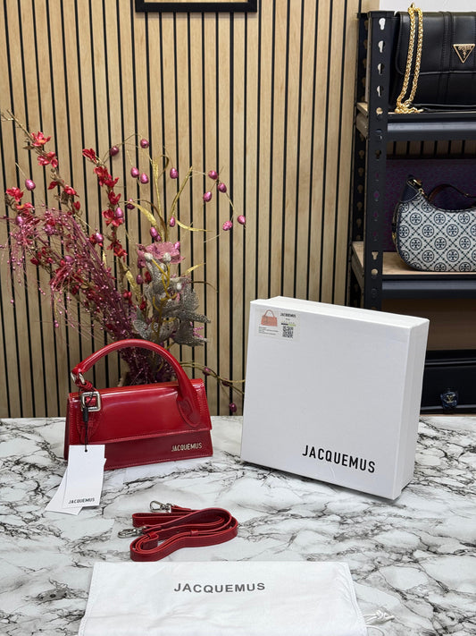 JACEMUS LE CHIITO LONG BOUCLE TOP HANDLE WITH OG BOX Women BAG