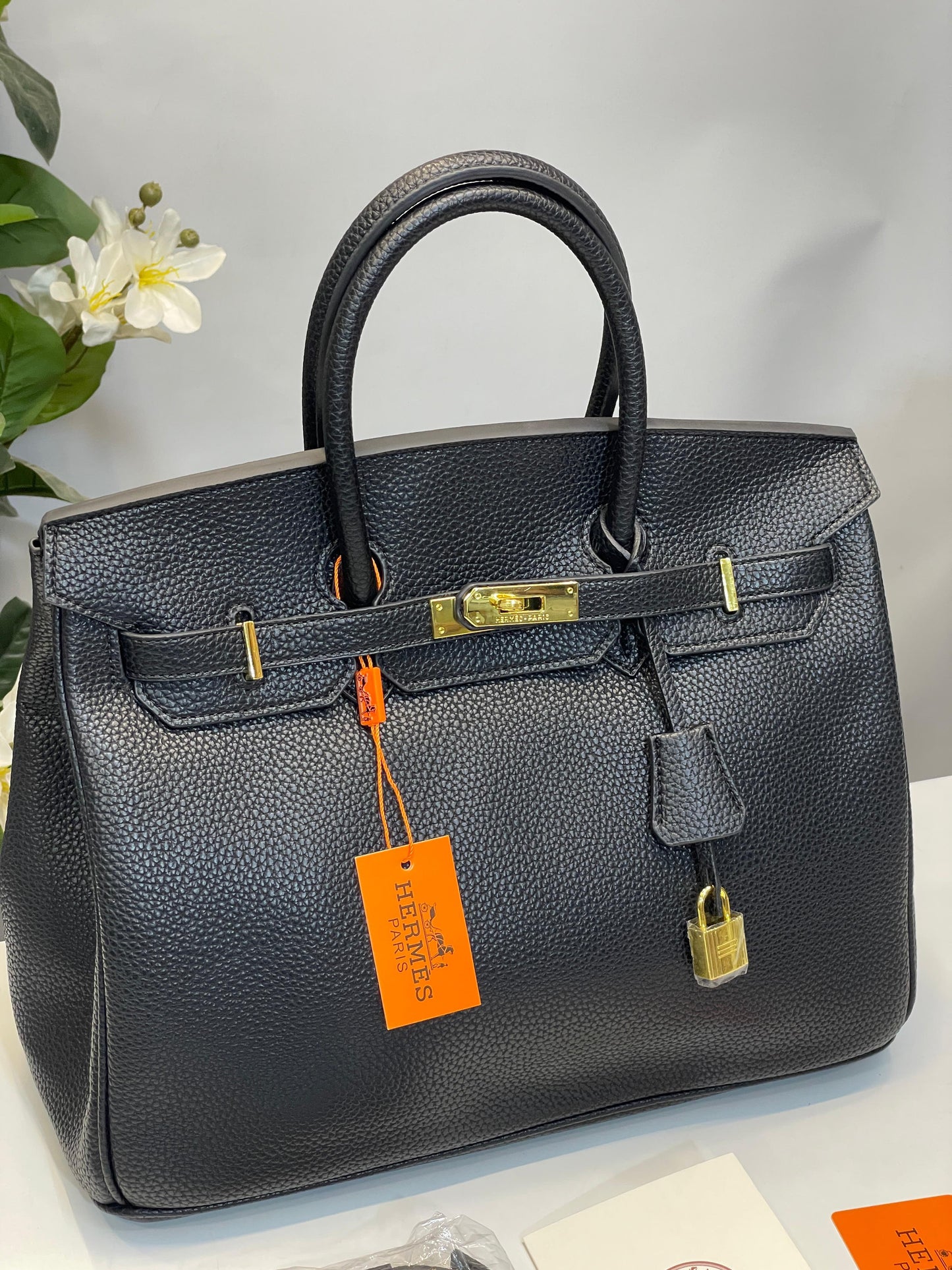 HERMS BIRKN LEATHER BAG WITH DUST BAG Women Bag