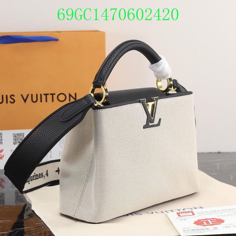 LOUS VUITON CAPUCINES WITH OG DOUBLE BOX Women BAG