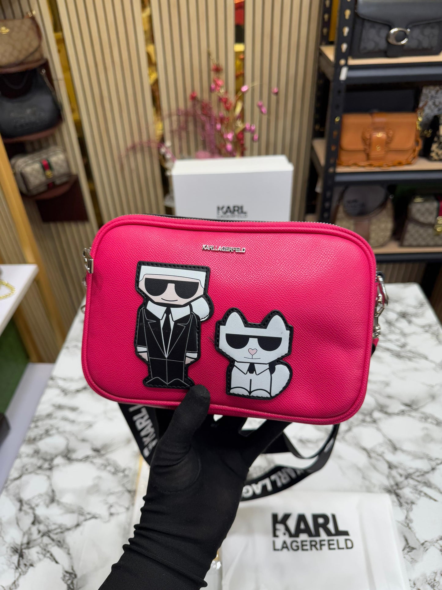KAL LAGEELD PREMIUM SLING BAG WITH OG BOX Women BAG