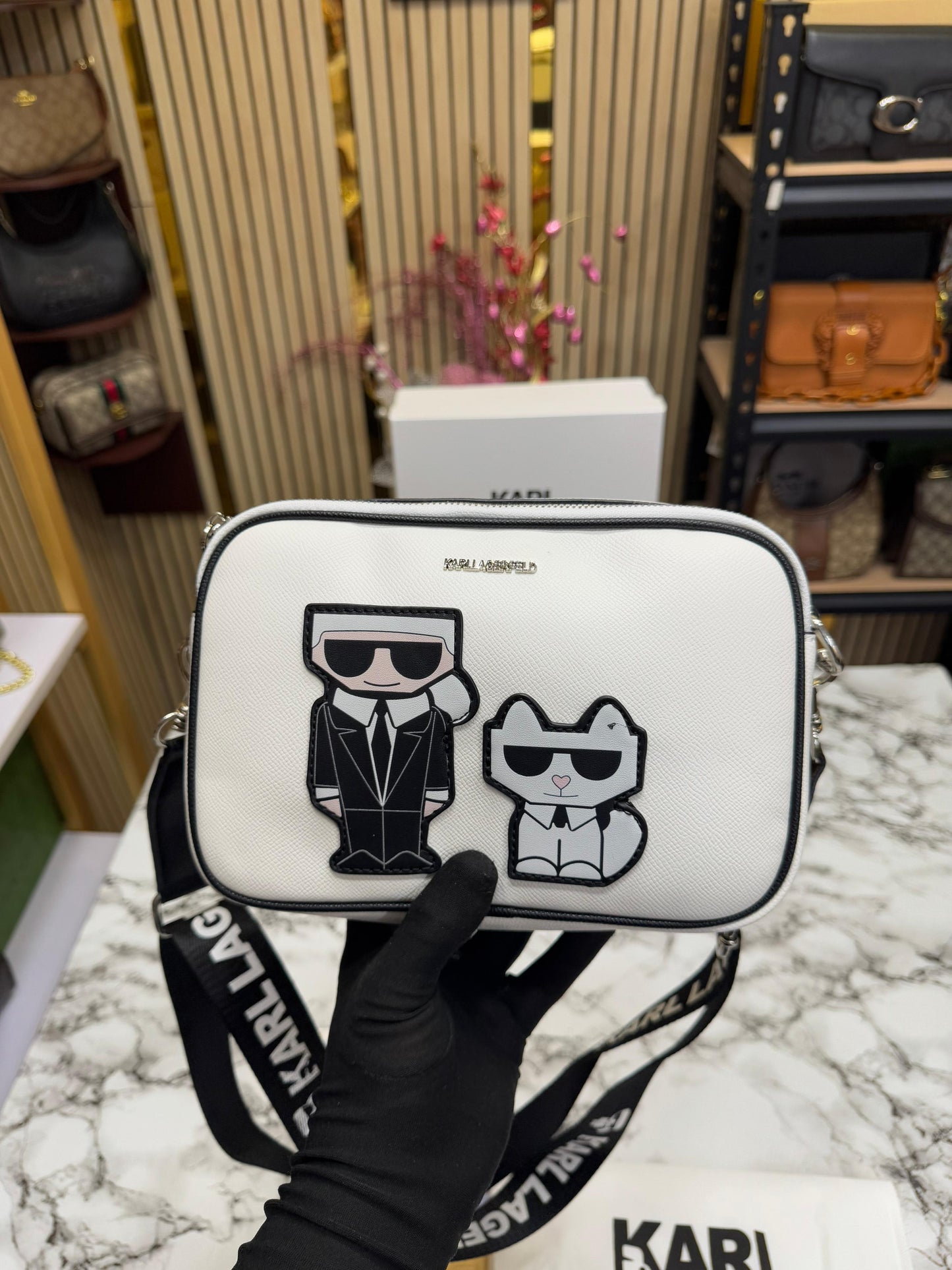 KAL LAGEELD PREMIUM SLING BAG WITH OG BOX Women BAG