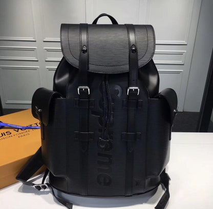 LOUS VUITON X SUPREME BACKPACK WITH DUST Women BAG