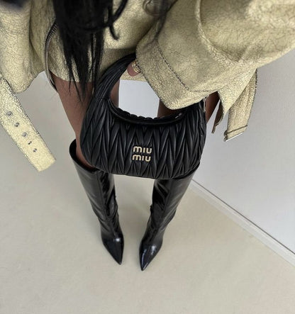 Mu Mi Matelass Leather Women BAG