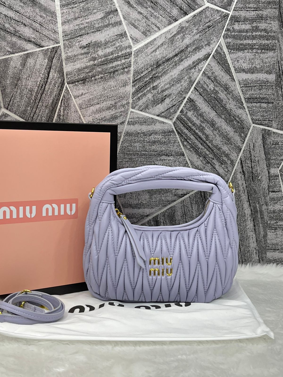 Mu Mi Matelass Leather Women BAG