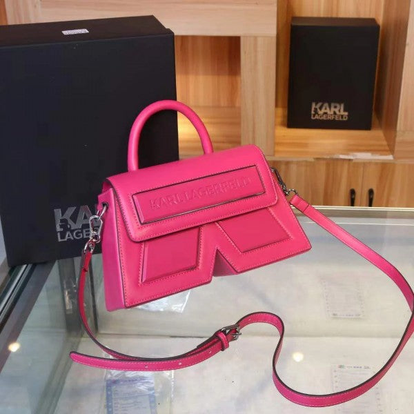 Kal Lageeld K IKON Crossbody Shoulder Bag With OG Box & Dust Bag (Pink - 924) Women BAG