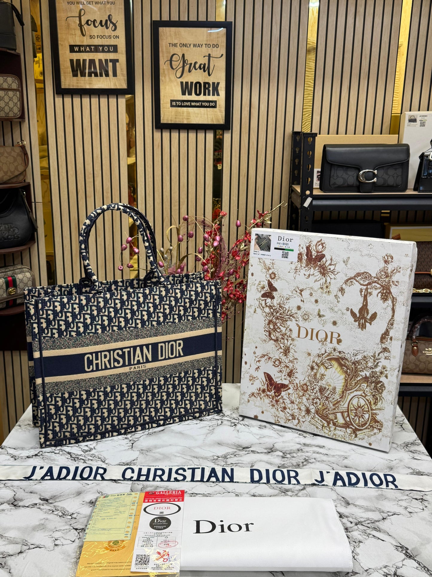 CHRSIAN DOR BOOK PREMIUM TOTE Women BAG