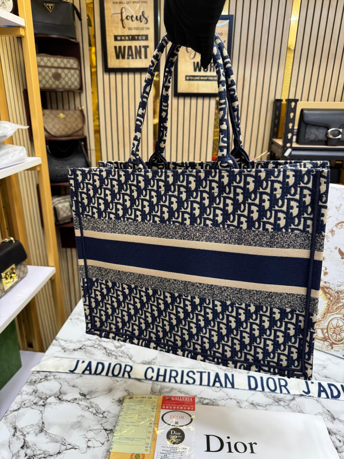 CHRSIAN DOR BOOK PREMIUM TOTE Women BAG