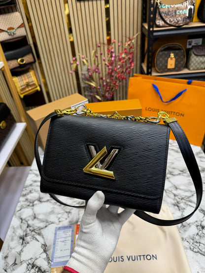 LOUS VUITON TWIST MM EPI LEATHER HANDBAG Women BAG