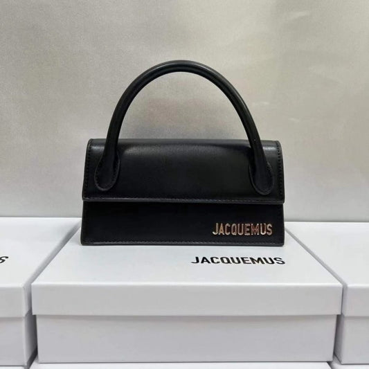Jacqmus Le Chuito Long Handle With OG Box Dust Bag & Sling Belt (Black - 285) Women Bag