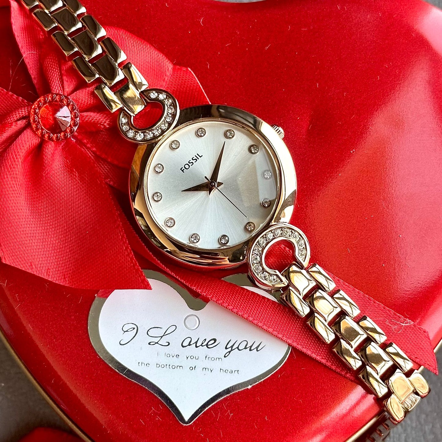 Fosil Watch For Her With Gift Box Women Watch